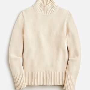 J. Crew Cotton turtleneck sweater